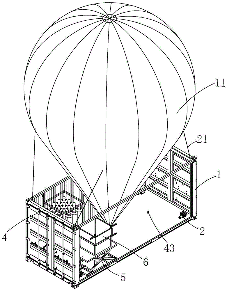 高空气球发放方舱及发放方法