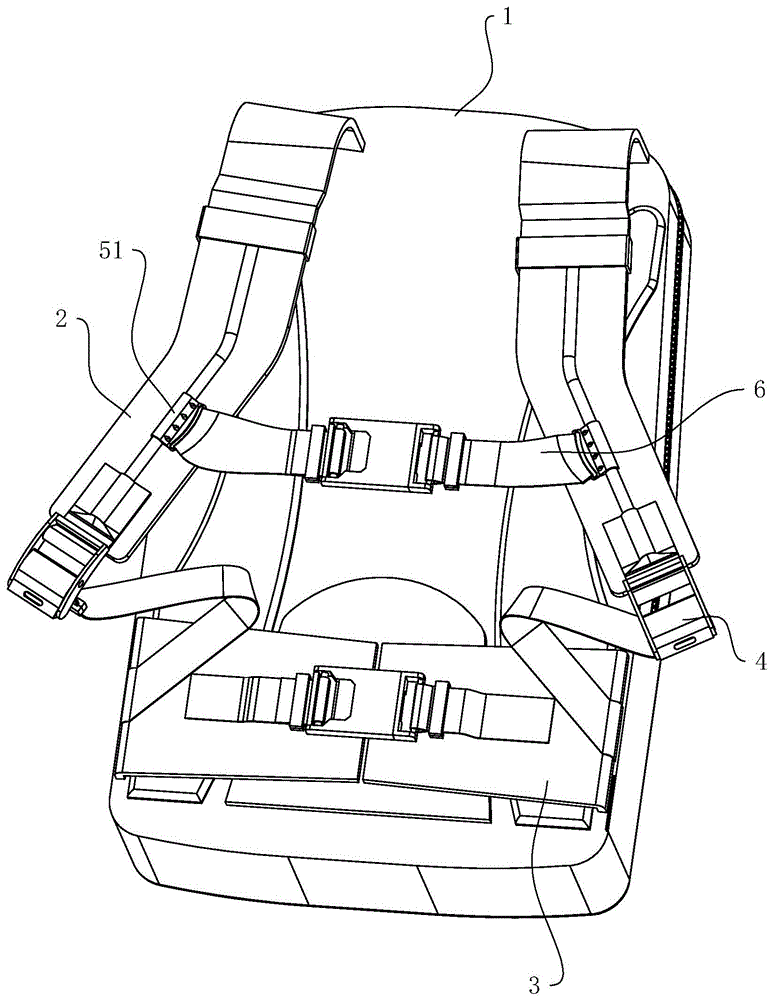 一种背包腰带以及肩带的连接结构及其接合工艺