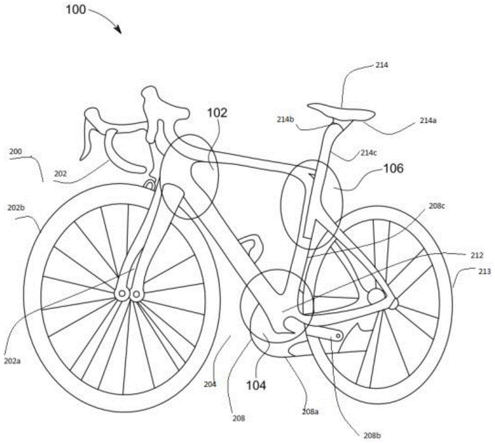 用于自行车或车辆的框架加强组件