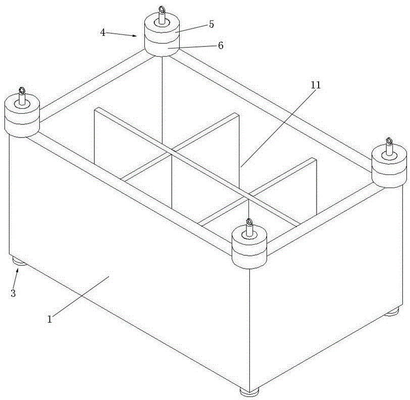 一种可堆垛的周转箱及其堆垛方法