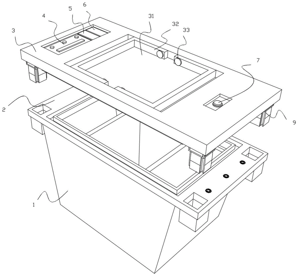 一种肉类冷藏塑型模具盒