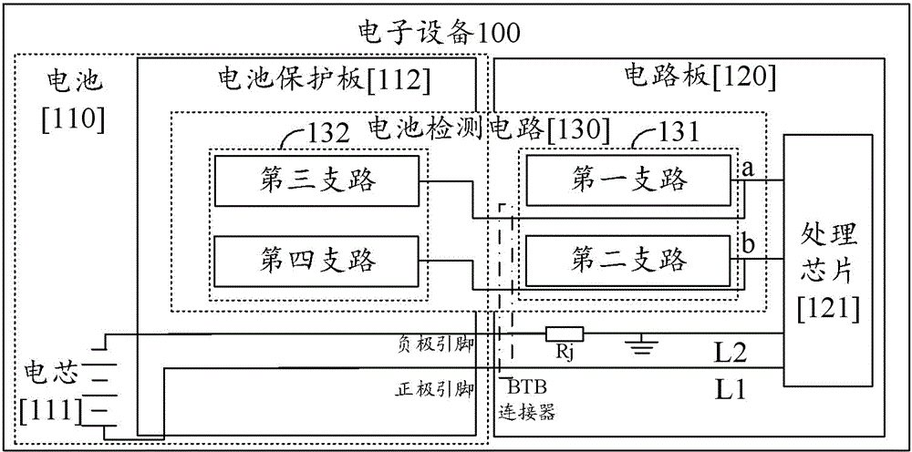 电池检测电路、电子设备和电池检测方法