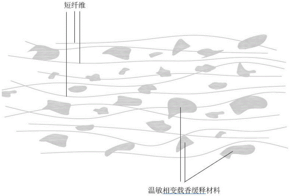 一种温敏相变载香的载体及其制备方法和应用