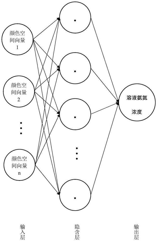 一种基于人工神经网络的溶液氨氮浓度计算方法