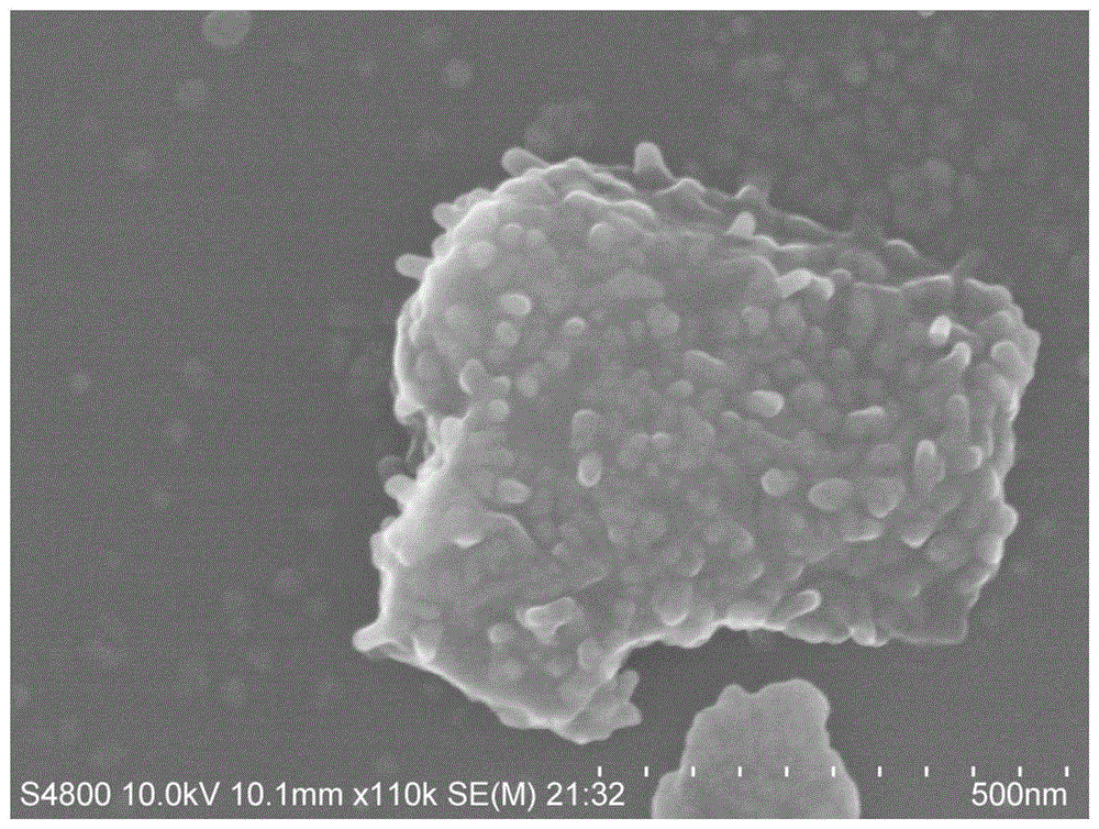 一种Ti2CTx颗粒负载金属Co/Ni复合纳米材料的制备方法