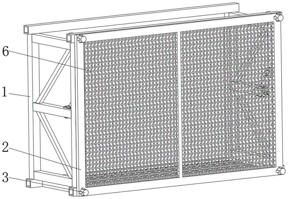 一种建筑铝模爬架组合系统及方法