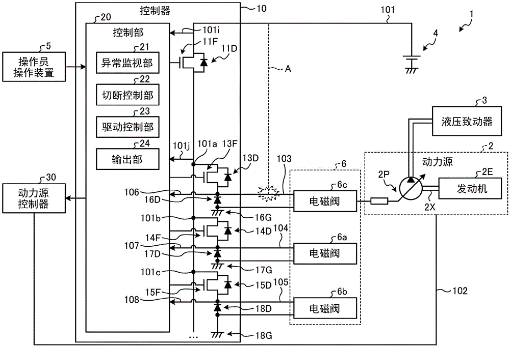 作业机械以及作业机械的控制方法