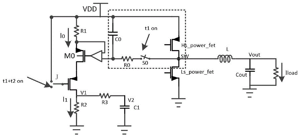 一种应用于DCDC转换器的平均电流采样电路及方法