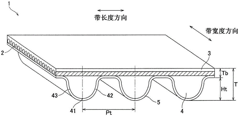 齿形带及带传动机构