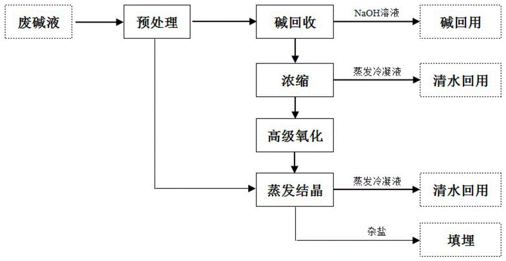 锂电池回收中正极粉清洗废碱液的处理方法和装置