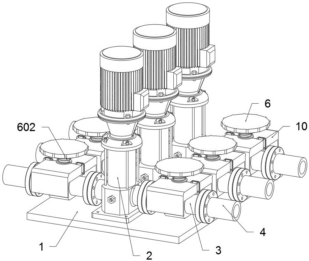一种水站泵房交替式循环增压稳压系统