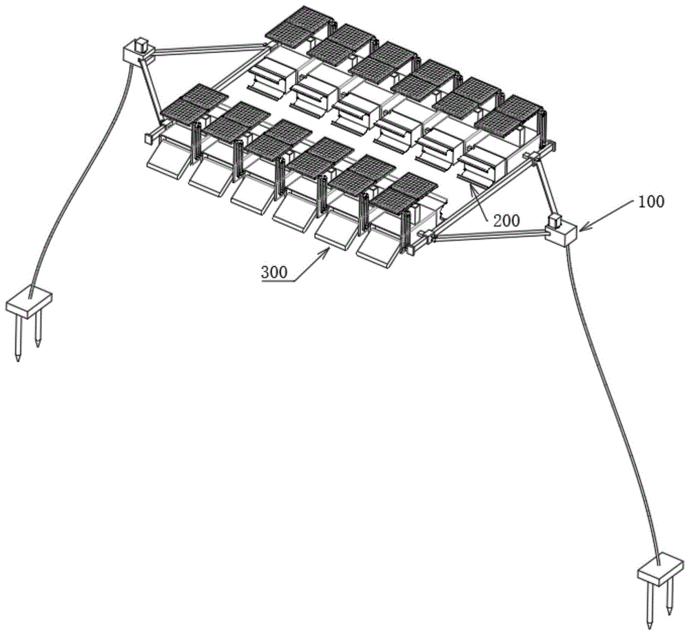 一种海上漂浮光伏支架