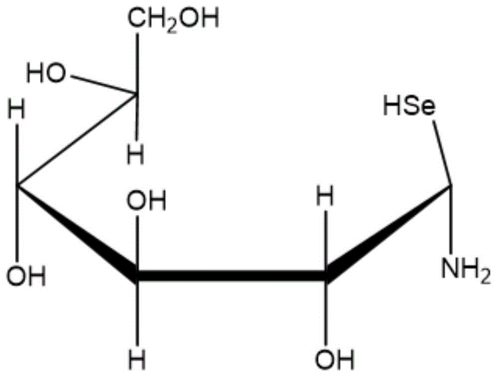 一种葡萄糖硒醇原液的制备方法及应用