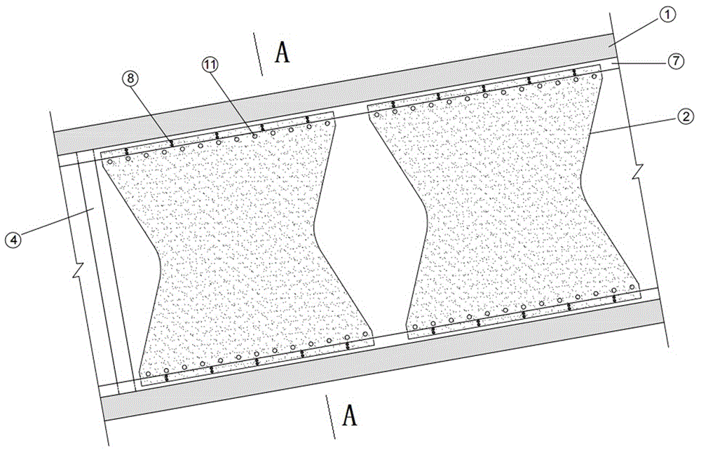 一种基于桁式结构形式的装配化UHPC腹板美兰拱构造及其施工方法