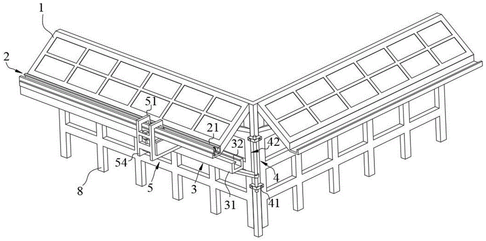 现浇悬挑斜屋面的可移动升降作业平台及其使用方法
