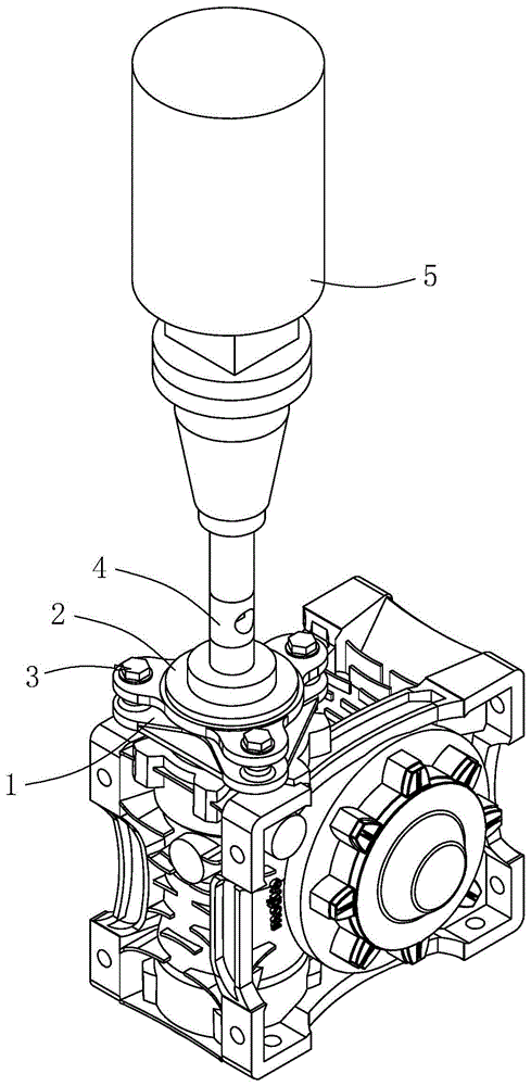 一种汽车取力器装配线的齿轮摩擦力测量装置