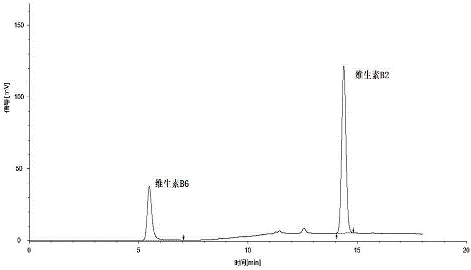 一种检测维生素B2和B6的高效液相色谱荧光光谱法