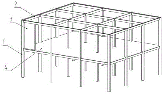 一种型钢混凝土免拆模结构体系及安装方法