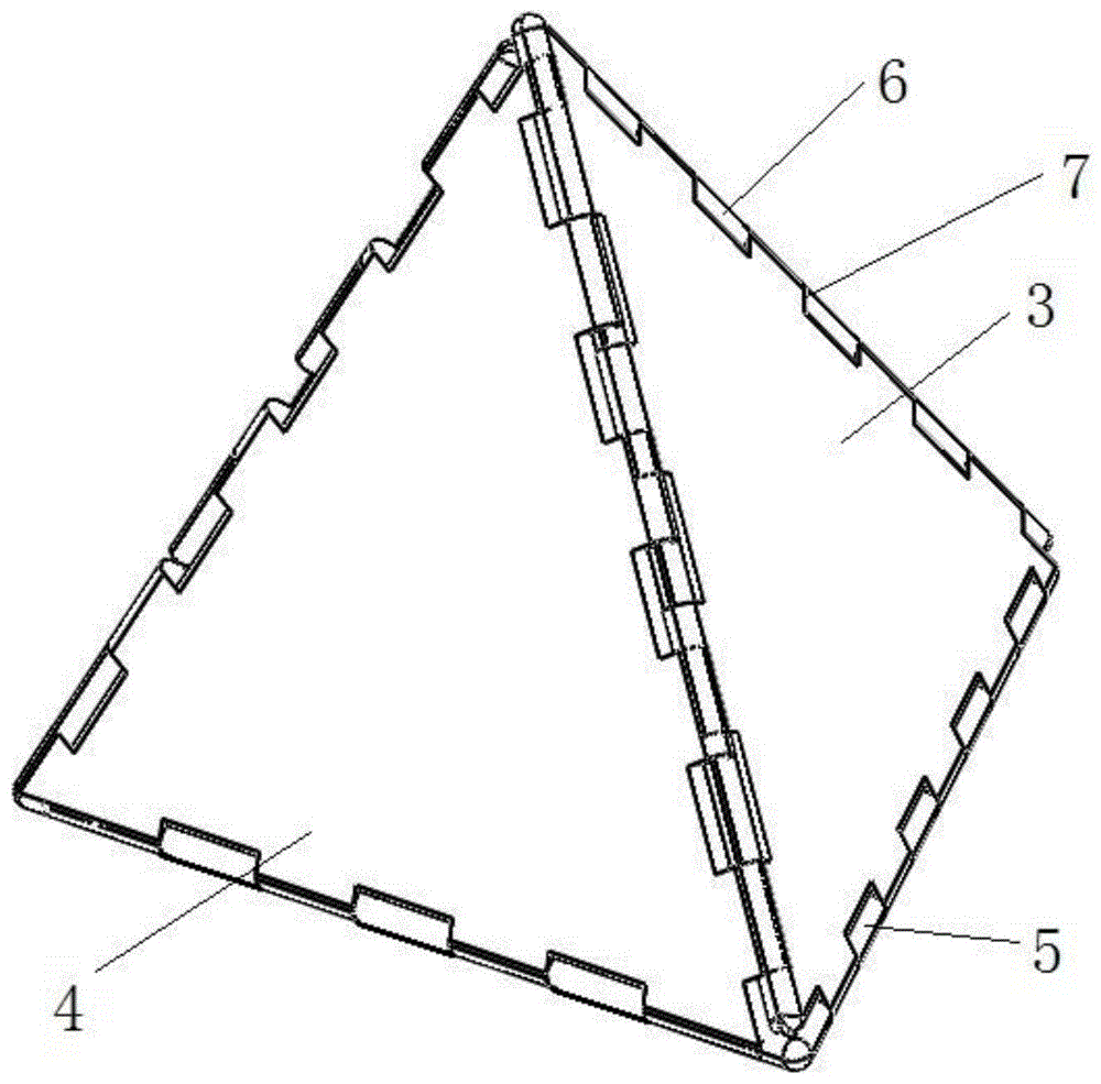 一种训练演习用模拟三角锥