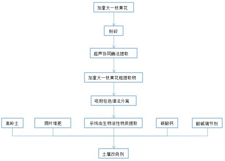 一种防治药用植物根结线虫的土壤改良剂