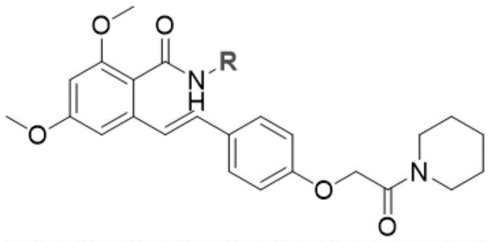 一种紫檀芪哌啶酰胺类衍生物、其制备方法及医药用途