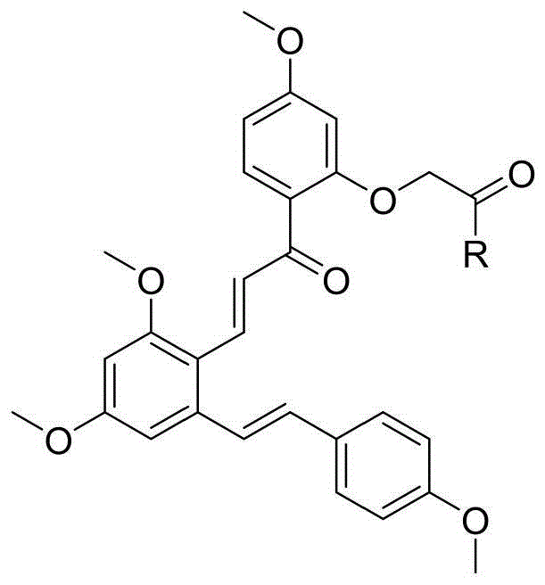 一种紫檀芪丹皮酚乙酸类化合物、其制备方法及医药用途