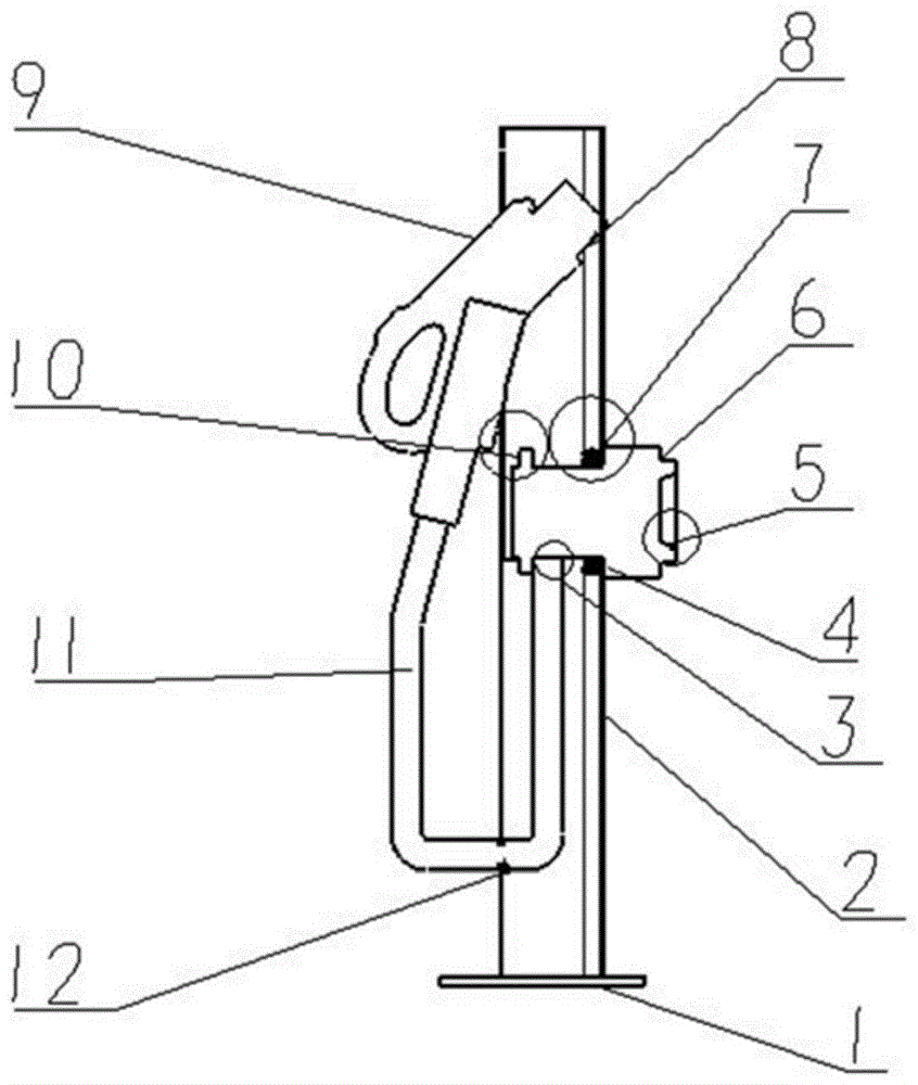 电动汽车充电插座转接桩