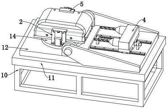 一种站驾前移式电动堆高叉车车身加工用打孔设备