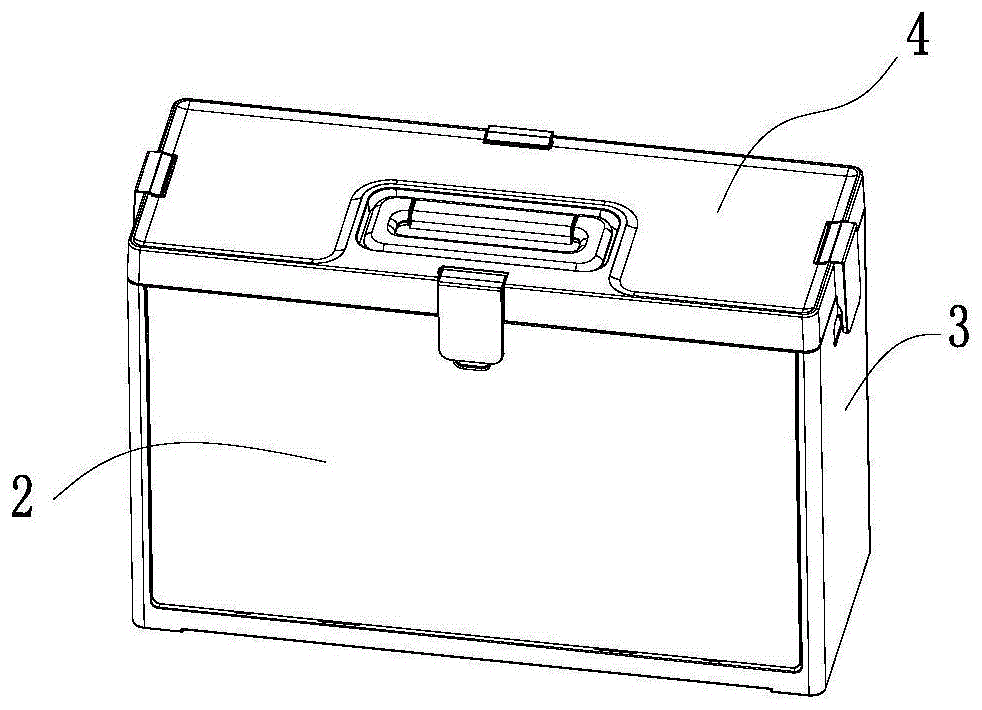 一种便携组合式餐厨具箱