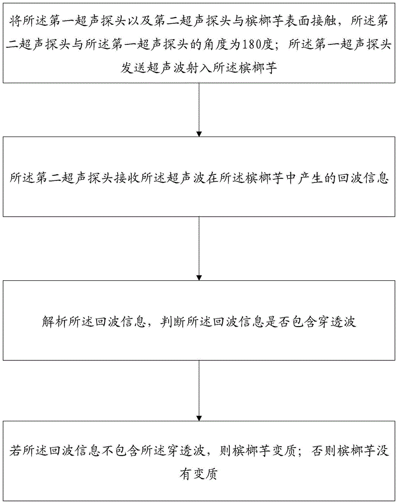 一种槟榔芋变质检测方法、系统、设备和介质