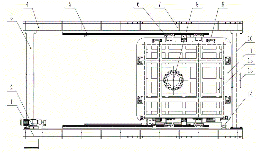 一种真空试验舱的自密封舱门结构