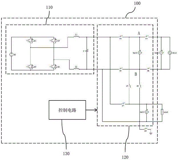 逆变器及其切换电路的自检方法