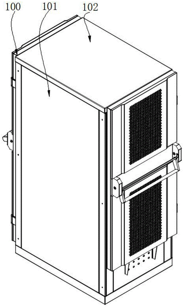 一种液冷定温电磁屏蔽机柜