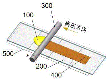 一种基于挤压法制备颜色可控的室温液态金属基导电薄膜的方法