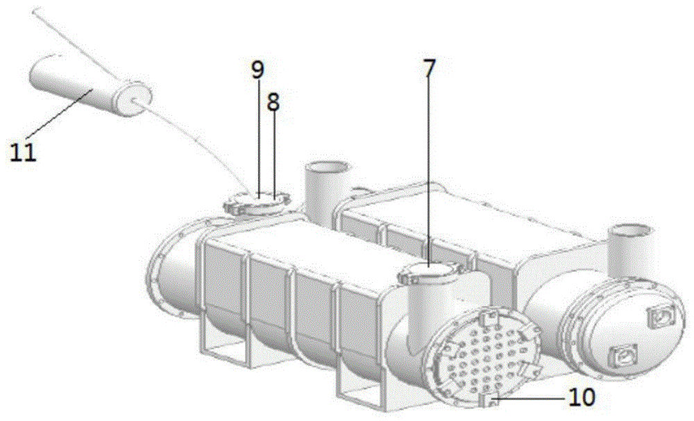 一种阿特拉斯压缩机换热器泄漏管束检测方法