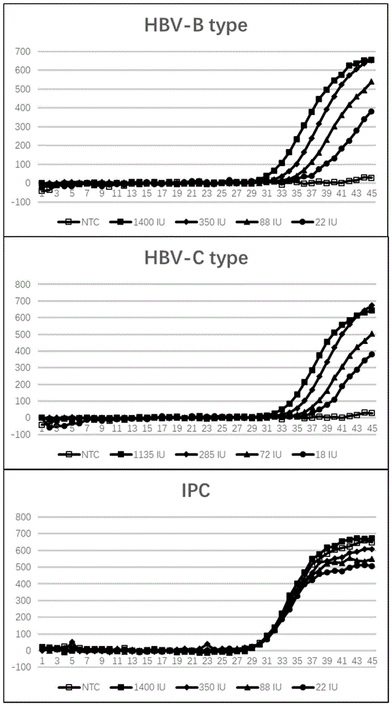 一种检测乙肝病毒分型（B/C型）的一体化微流控芯片试剂盒