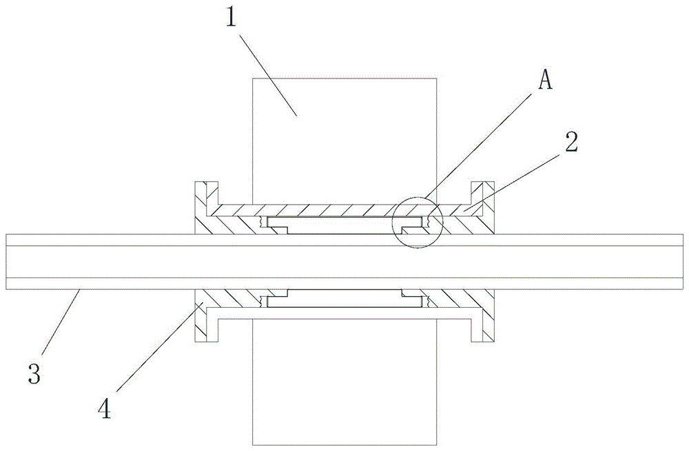 一种穿墙管道连接结构及其施工方法